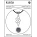 MKA-4010-18 Амулет Бесконечная любовь с нат.камнем Чёрный агат