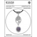 MKA-4012-01 Амулет Дерево жизни с нат.камнем Аметист