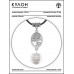 MKA-4012-09 Амулет Дерево жизни с нат.камнем Жемчуг речной
