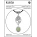 MKA-4012-11 Амулет Дерево жизни с синт.камнем Оникс