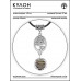 MKA-4012-17 Амулет Дерево жизни с нат.камнем Унакит