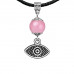 MKA28-11 Амулет Глаз (от сглаза и порчи), розовый кварц