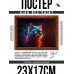 POSG-0310 Постер в рамке 23x17см Персидский кот в очках