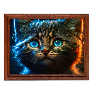 POSG-0336 Постер в рамке 23x17см Котёнок