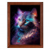 POSV-0408 Постер в рамке 17x23см Сюрреалистичный кот