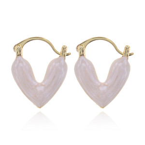 SE309 Серьги Сердце, 2х1,5см