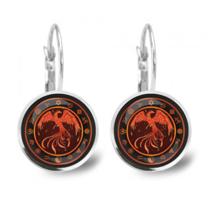 SEAP-0192 Серьги Феникс