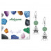 SEB07-16-14 Серьги Паук (защита, трудолюбие, достаток), Нефрит