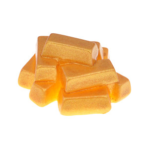 ST017-08 Фигурка Золотые слитки, 2,5х2,5х1,5см