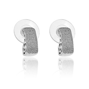 UD170-s Серьги Вечерние, 10х5х10мм, цвет серебряный