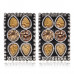 UD304 Серьги с кристаллами, 2х1,5х1,5см