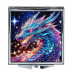 ZER2-0573 Складное зеркало квадратное Дракон винтаж