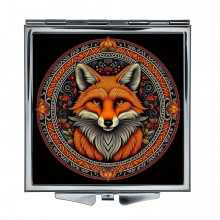 ZER2-0599 Складное зеркало квадратное Лиса