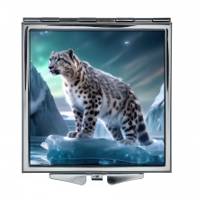 ZER2-0928 Складное зеркало квадратное Дикая кошка